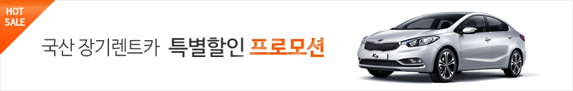 국산장기렌트카 특별할인 프로모션